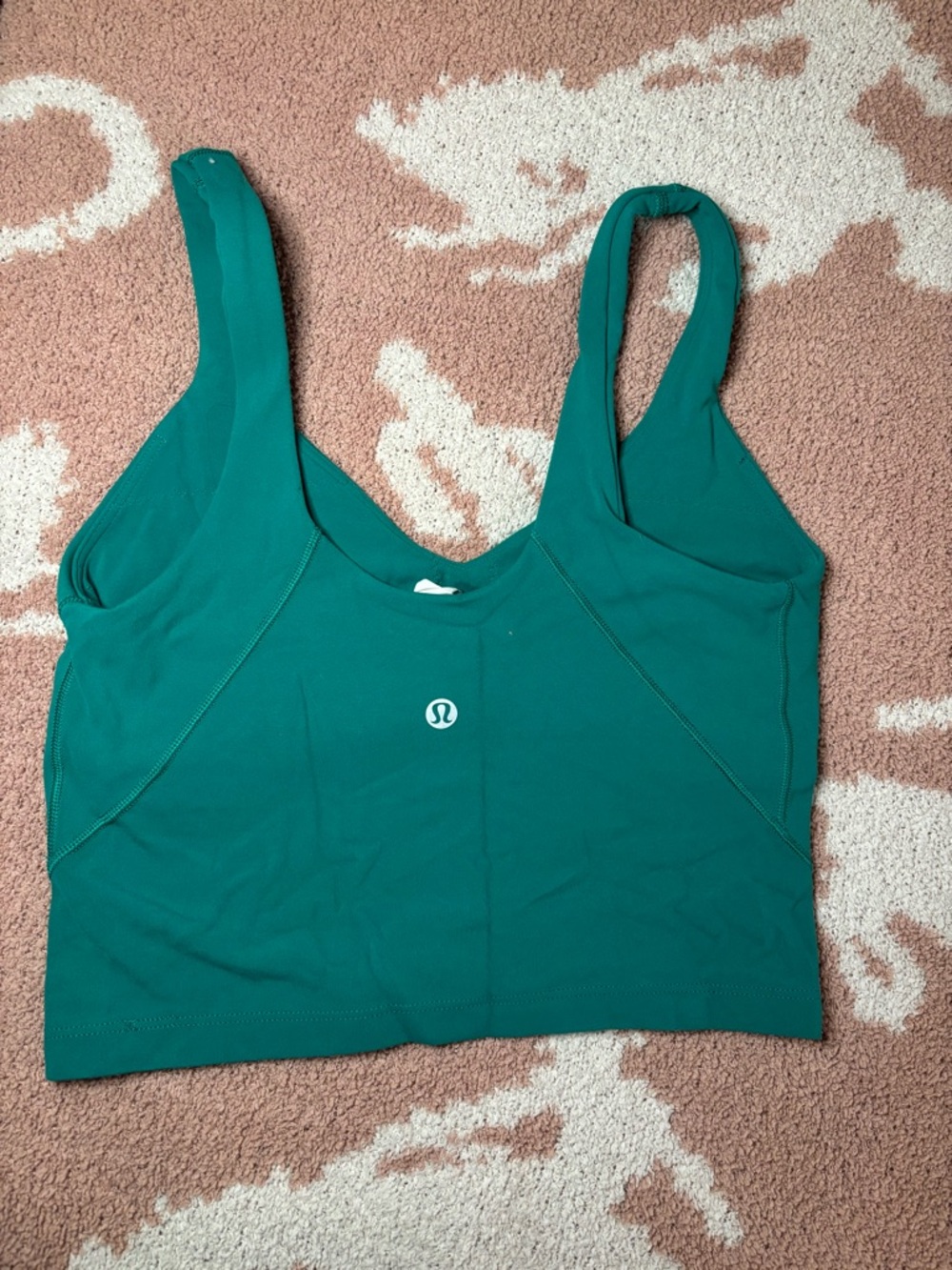 lululemon athletica Green Scoop Neck Workout Tank